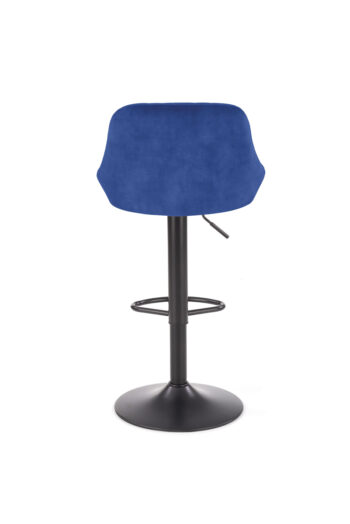Barová stolička H-101 v granátovej a čiernej farbe je moderným doplnkom do vášho interiéru. Jej tmavé farebné prevedenie dodáva priestoru eleganciu a štýl. Stolička je vyrobená z kvalitnej látky a práškovanej ocele, čo zaručuje jej dlhú životnosť a odolnosť.