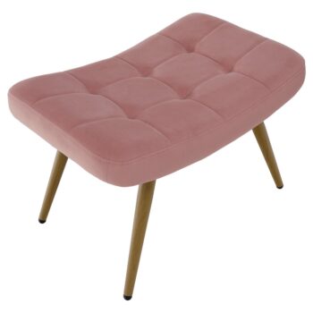 Kreslo HABEN predstavuje harmonické spojenie štýlu a komfortu. Jeho čalúnenie tvorí príjemná zamatová látka Velvet v elegantnom ružovom odtieni, ktorá mu dodáva luxusný vzhľad. Súčasťou balenia je aj praktická podnož s rozmermi (ŠxHxV): 56,5x40x39 cm,…