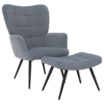 <p dir="LTR" style="text-align: justify;">Kreslo HABEN predstavuje harmonické spojenie štýlu a komfortu. Jeho čalúnenie tvorí príjemná zamatová látka Velvet v elegantnom sivom odtieni, ktorá mu dodáva luxusný vzhľad. Súčasťou balenia je aj praktická podnož s rozmermi (ŠxHxV): 56,5x40x39 cm,…