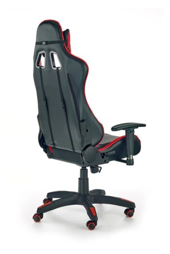 HALMAR Defender kancelárske kreslo s podrúčkami čierna / červená - Image 2