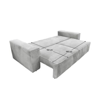 Pohovka HARPERA predstavuje moderný a štýlový kúsok nábytku v prevedení „big sofa“, ktorý sa stane výrazným prvkom vášho interiéru. Vďaka celočalúneniu látkou Poso v jemnom svetlosivom odtieni je vhodná na voľné umiestnenie do priestoru a prispôsobí sa…