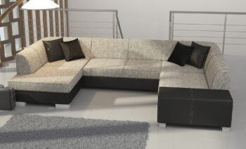 HAVAJ je moderná účková sedačka. Jemná elegancia je spojená s moderným dizajnom, ktorý sa prejavuje najmä v nízkych pohodlných opierkach. Rozmer (š/h/v) 335/167-207/73 cm. Sedačka má funkciu rozkladu - plocha na spanie má rozmer 125 x 280 cm. Sedák je tvorený vlnovcovou pružinou. Sedačka má aj úložný priestor. Hĺbka sedu je 65 cm, výška sedu je 43 cm. Viac rozmerov nájdete na obrázku v galérii produktu.Farebné prevedenie v poťahu aký je uvedený na hlavnom obrázku - látka Berlin 01 na sedacej časti a ekokoža Soft 11 na korpuse. Ľavé prevedenie. V ponuke viacero farebných prevedení.
