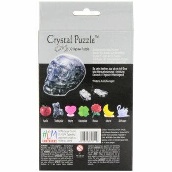 HCM Kinzel 3D Crystal puzzle Lebka 49 ks