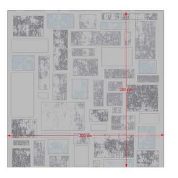 Koberec HEATHER 200x285 cm predstavuje vkusný doplnok, ktorý bude zaručene ladiť s každým kúskom vo vašej domácnosti. Vyrobený je kvalitného 100% polypropylénu. Koberec je viacfarebný, základ tvorí svetlosivá doplnená geometrickým vzorom v tmavosivej a modrej. Sivou farbou nič nepokazíte a viete ju…