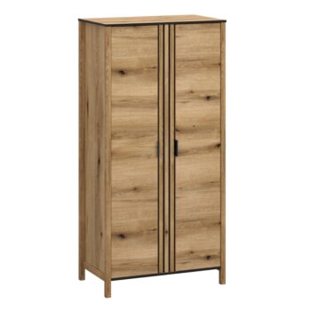Predstavujeme vám dvojdverovú šatníkovú skriňu Helio 2D v elegantnom prevedení dub evoke, ktorá je ideálnym riešením pre váš interiér. Táto moderná skriňa od značky KONDELA ponúka praktické a štýlové úložné priestory, ktoré sa hodia do každej domácnosti.