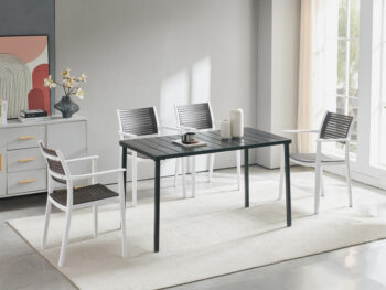 Predstavujeme vám záhradnú stoličku Herta v elegantnej kombinácii bielej a sivej farby, ktorá je ideálnym doplnkom pre vašu záhradu či terasu. Táto stolička od značky KONDELA sa vyznačuje moderným vzhľadom a praktickými vlastnosťami, ktoré ocení každý milovník…