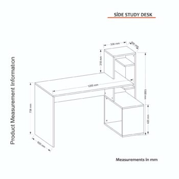 Písací stôl HIDEPredstavujeme vám písací stôl HIDE, ideálnu voľbu pre vašu kanceláriu alebo detskú izbu. Tento elegantný a praktický stôl je navrhnutý tak, aby vám poskytol pohodlné a efektívne pracovné prostredie.Typ tovaru: Písací stôlVhodné do miestnosti: Kancelária a detská izbaMateriál: LTDRozmer: 120 x 73.8 x 60 cmFarba: Biela + orechVybavenie: RegálkaTvar: ObdĺžnikovýHrúbka materiálu: 18 mmDodatočné informácie: Dodávame v demontePísací stôl HIDE je vyrobený z kvalitného LTD materiálu s hrúbkou 18 mm, čo zaisťuje jeho pevnosť a dlhú životnosť. Elegantná kombinácia bielej farby a orechového dekoru dodáva stolu moderný a štýlový vzhľad, ktorý sa hodí do akéhokoľvek interiéru. Stôl je vybavený praktickým regálkom, ktorý poskytuje dostatok úložného priestoru pre vaše pracovné potreby a pomôcky.Dodávame v demonte, čo znamená, že stôl ľahko zložíte podľa priloženého návodu. Písací stôl HIDE je perfektnou voľbou pre každého, kto hľadá štýlový a funkčný nábytok do svojej kancelárie alebo detskej izby.