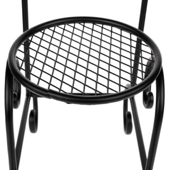 Objavte eleganciu a funkčnosť s kovovým stojanom na kvety Hlakon v čiernej farbe, ktorý je ideálnym doplnkom pre váš interiér. Tento moderný stojan je navrhnutý tak, aby zvýraznil krásu vašich rastlín a zároveň dodal priestoru štýlový vzhľad.