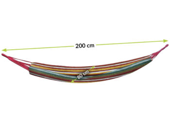 NABBI HMK hojdacia sieť 200x80 cm farebné pásy - Image 2