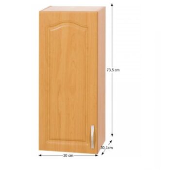 Vyskladajte si s nami kuchyňu snov. Zadovážte si hornú skrinku LORA MDF NEW KLASIK W30/735 L, ktorá bude zaručene tou správnou voľbou. Vo vnútri skrinky nájdete jednu policu. Korpus je vyrobený z klasickej laminovanej DTD (drevotriesky) a dvierka z kvalitnej MDF (drevovláknitej dosky). Rozmery…