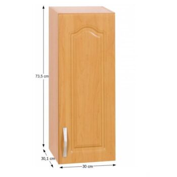 Vyskladajte si s nami kuchyňu snov. Zadovážte si hornú skrinku LORA MDF NEW KLASIK W30/735 P, ktorá bude zaručene tou správnou voľbou. Vo vnútri skrinky nájdete jednu policu. Korpus je vyrobený z klasickej laminovanej DTD (drevotriesky) a dvierka z kvalitnej MDF (drevovláknitej dosky). Rozmery…