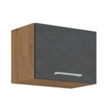 S hornou skrinkou VEGA 50 GU-36 1F si vyskladáte kuchyňu vašich snov. Rozmery skrinky sú (ŠxHxV): 50x31x36 cm. Moderný vzhľad zaručuje farebná kombinácia sivá matná a dub lancelot. Vyrobená je z laminovanej DTD (drevotriesková doska). Disponuje dvierkami, s ktorými je jednoduchá manipulácia aj…