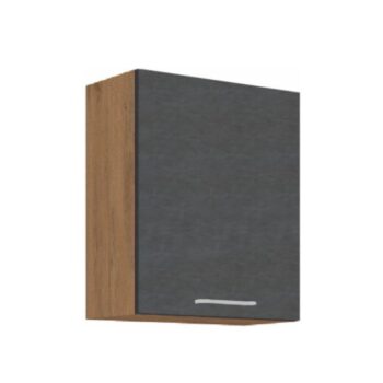 S hornou skrinkou VEGA 60 G-72 1F si vyskladáte kuchyňu vašich snov. Rozmery skrinky sú (ŠxHxV): 60x31x71,5 cm. Moderný vzhľad zaručuje farebná kombinácia sivá matná a dub lancelot. Vyrobená je z laminovanej DTD (drevotriesková doska). Disponuje dvierkami, s ktorými je jednoduchá manipulácia aj…