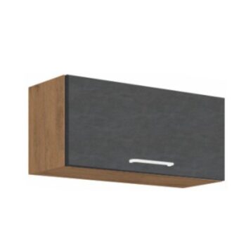 S hornou skrinkou VEGA 80 GU-36 1F si vyskladáte kuchyňu vašich snov. Rozmery skrinky sú (ŠxHxV): 80x31x36 cm. Moderný vzhľad zaručuje farebná kombinácia sivá matná a dub lancelot. Vyrobená je z laminovanej DTD (drevotriesková doska). Disponuje dvierkami, s ktorými je jednoduchá manipulácia aj…