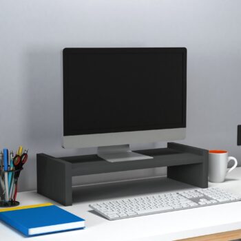Stojan na monitor HOUSTON – Ergonomický a praktický doplnok pre váš pracovný stôlStojan na monitor HOUSTON je ideálnym riešením pre každého, kto hľadá spôsob, ako zlepšiť ergonómiu svojho pracovného priestoru. Tento praktický doplnok zaisťuje správnu výšku monitora, čím znižuje napätie v krku a chrbte. a vďaka svojmu modernému dizajnu ľahko zapadne do každého interiéru.Hlavné vlastnosti produktu:Typ tovaru: Stojan na monitor na pracovný stôlVhodné do miestnosti: Detská izba a pracovňaMateriál: Melamín, VT laminátRozmery: 11.4 x 45 x 19.6 cmFarba: antracitHrúbka materiálu: 18 mmDodatočné informácie: Dodávame v demonteStojan HOUSTON poskytuje stabilnú základňu pre monitor a vďaka kompaktným rozmerom šetrí miesto na vašom stole. Kvalitné spracovanie a použitie odolných materiálov zaisťujú dlhú životnosť. Zaobstarajte si stojan na monitor HOUSTON a vytvorte si ergonomické a pohodlné pracovné prostredie!