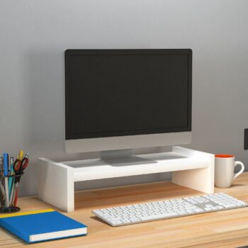 Stojan na monitor HOUSTON – Ergonomický a praktický doplnok pre váš pracovný stôlStojan na monitor HOUSTON je ideálnym riešením pre každého, kto hľadá spôsob, ako zlepšiť ergonómiu svojho pracovného priestoru. Tento praktický doplnok zaisťuje správnu výšku monitora, čím znižuje napätie v krku a chrbte. a vďaka svojmu modernému dizajnu ľahko zapadne do každého interiéru.Hlavné vlastnosti produktu:Typ tovaru: Stojan na monitor na pracovný stôlVhodné do miestnosti: Detská izba a pracovňaMateriál: Melamín, VT laminátRozmery: 11.4 x 45 x 19.6 cmFarba: BielaHrúbka materiálu: 18 mmDodatočné informácie: Dodávame v demonteStojan HOUSTON poskytuje stabilnú základňu pre monitor a vďaka kompaktným rozmerom šetrí miesto na vašom stole. Kvalitné spracovanie a použitie odolných materiálov zaisťujú dlhú životnosť. Zaobstarajte si stojan na monitor HOUSTON a vytvorte si ergonomické a pohodlné pracovné prostredie!