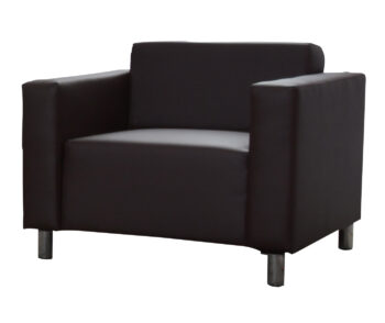 Elegantné kreslo HUGI v  minimalistickom dizajne je tá správna voľba do moderných interiérov. Komfortné sedenie zabezpečuje vlnovcová pružina vyplnená PUR penou. Eleganciu podčiarkujú pochrómované nožičky. Kreslo má rozmer v/š/h 70 x 86 x 78 cm, výška sedu 40 cm. Cena je za vzorové prevedenie v ekokoži Madryt 128. V ponuke aj kreslo s možnosťou výberu poťahovej látky. Odporúčame ku trojsedáku a dvojsedáku.