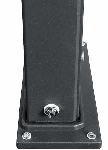 Hanscraft Solárna sprcha DADA CURVE s ručnou sprchou (antracit/inox)