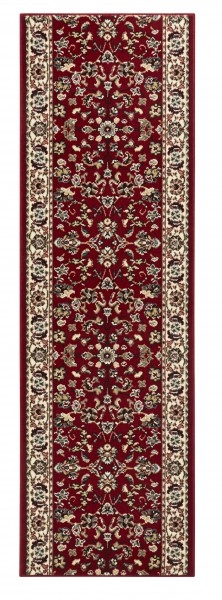 Hanse Home, Behúň Basic 102487, 80x200, červená, chodba / predsieň