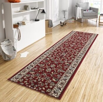 Hanse Home, Behúň Basic 102487, 80x350, červená, chodba / predsieň