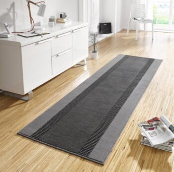 Hanse Home, Behúň Basic 102497, 80x400, šedá, chodba / predsieň
