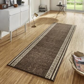 Hanse Home, Behúň Basic 102830, 80x200, hnedá, chodba / predsieň