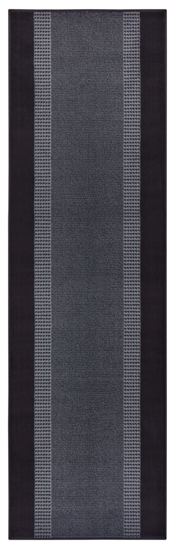 Hanse Home, Behúň Basic 105486 Black, 80x250, čierna, chodba / predsieň