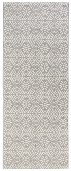 Hanse Home, Behúň Soho 102799 Grau-Creme 80x200 cm, 80x200, šedá, chodba / predsieň