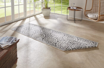Hanse Home, Behúň Twin Supreme 104128 Grey / Cream – na von aj na doma, 80x250, šedá, chodba / predsieň