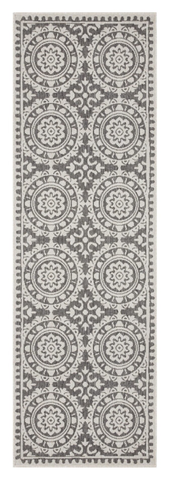 Hanse Home, Behúň Twin Supreme 104128 Grey / Cream – na von aj na doma, 80x250, šedá, chodba / predsieň