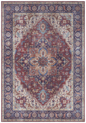 Hanse Home, Kusový koberec Asmar 104000 Plum / Red, 160x230, červená, chodba / predsieň