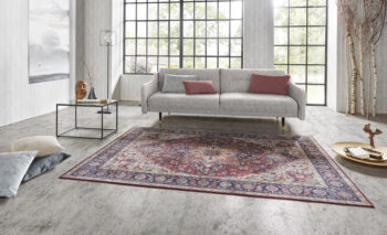 Hanse Home, Kusový koberec Asmar 104000 Plum / Red, 80x150, červená, chodba / predsieň