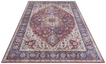 Hanse Home, Kusový koberec Asmar 104000 Plum / Red, 80x200, červená, chodba / predsieň