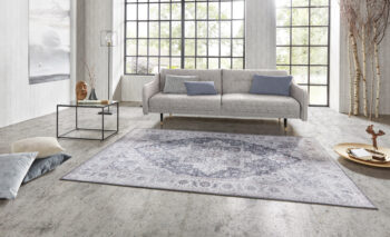 Hanse Home, Kusový koberec Asmar 104003 Mauve / Pink, 160x230, fialová, chodba / predsieň