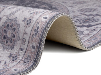 Hanse Home, Kusový koberec Asmar 104003 Mauve / Pink kruh, 160x160 (priemer) kruh, fialová, obývacia izba