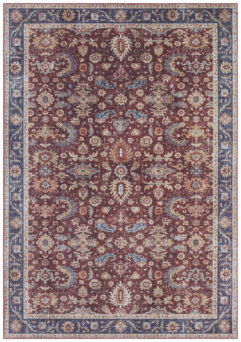 Hanse Home, Kusový koberec Asmar 104004 Bordeaux / Red, 120x160, červená, chodba / predsieň