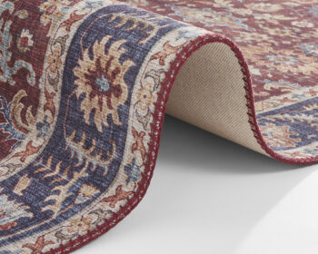 Hanse Home, Kusový koberec Asmar 104004 Bordeaux / Red, 80x150, červená, chodba / predsieň