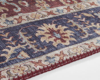 Hanse Home, Kusový koberec Asmar 104004 Bordeaux / Red, 80x200, červená, chodba / predsieň