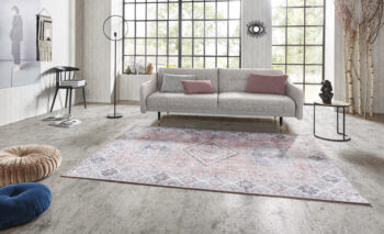 Hanse Home, Kusový koberec Asmar 104009 Old / Pink, 80x200, ružová, obývacia izba