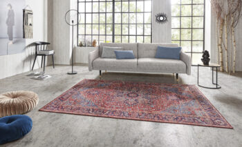 Hanse Home, Kusový koberec Asmar 104012 Orient / Red, 80x150, červená, obývacia izba