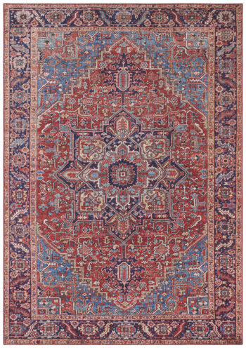 Hanse Home, Kusový koberec Asmar 104012 Orient / Red, 80x150, červená, obývacia izba