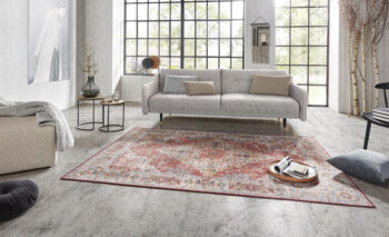 Hanse Home, Kusový koberec Asmar 104013 Brick / Red, 80x200, červená, obývacia izba