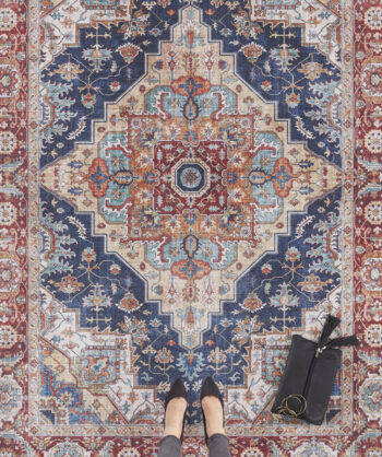 Hanse Home, Kusový koberec Asmar 104017 Indigo / Blue, 160x230, modrá, obývacia izba