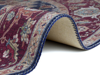 Hanse Home, Kusový koberec Asmar 104017 Indigo / Blue kruh, 160x160 (priemer) kruh, modrá, obývacia izba