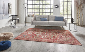 Hanse Home, Kusový koberec Asmar 104018 Orient / Red, 160x230, červená, obývacia izba
