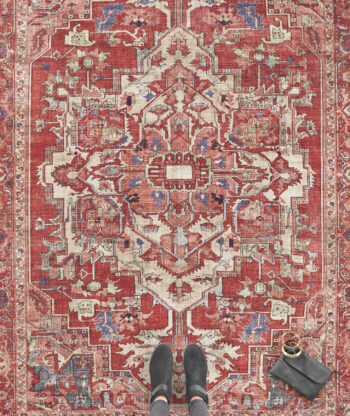 Hanse Home, Kusový koberec Asmar 104018 Orient / Red, 200x290, červená, obývacia izba
