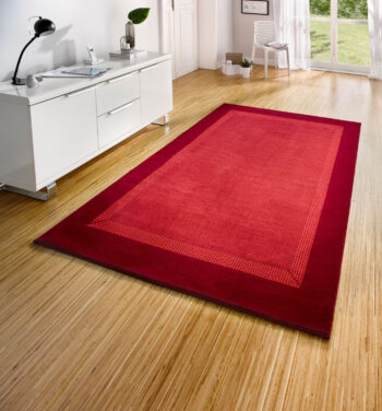 Hanse Home, Kusový koberec Basic 102499, 160x230, červená, chodba / predsieň