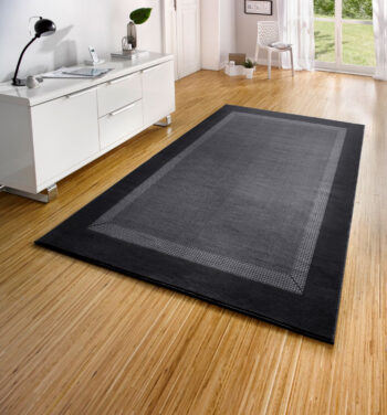 Hanse Home, Kusový koberec Basic 105486 Black, 120x170, čierna, chodba / predsieň