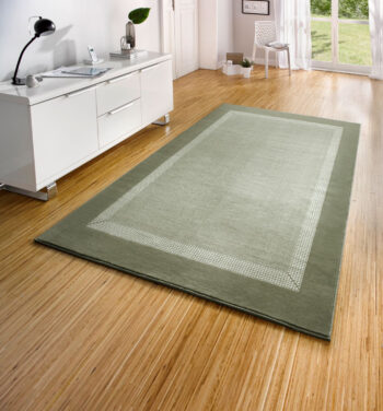 Hanse Home, Kusový koberec Basic 105487 Green, 200x290, zelená, chodba / predsieň