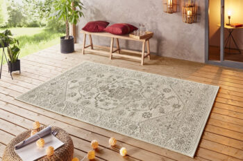 Hanse Home, Kusový koberec Beach 103840 Cream / Taupe – na von aj na doma, 160x230, béžová, chodba / predsieň